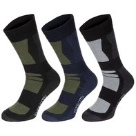Socken, Esercito, gestreift,halblang, 3er Pack