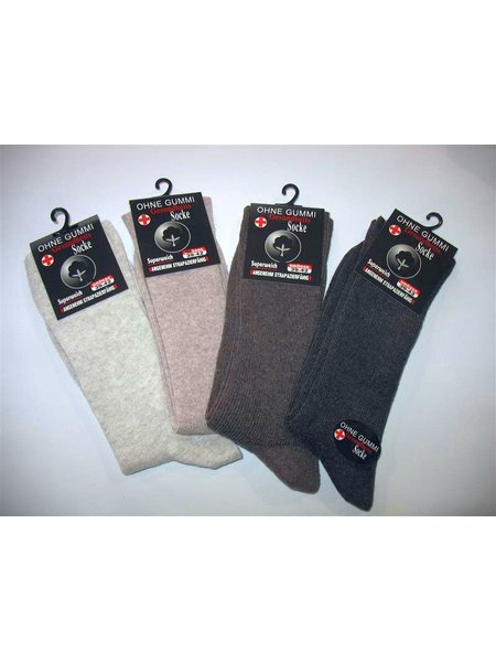 Gesundheitssocken Socken  Baumwolle, Ohne Gummibund und ohne Naht, 4,8 oder 12 Paar