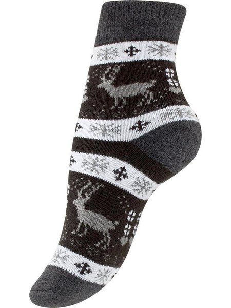 Damen Thermo-Socken mit  Winter Motiven 35-38 3 Paar