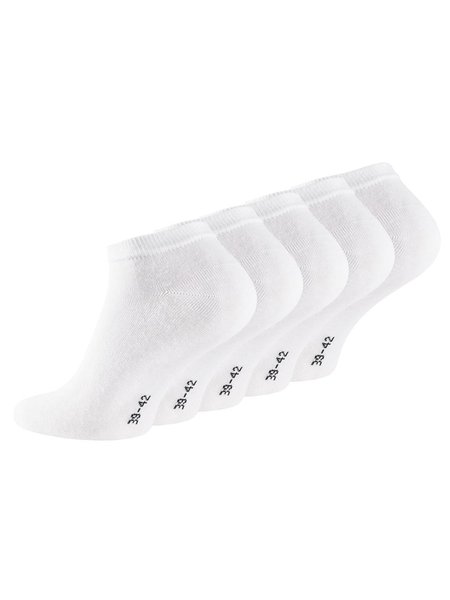 Essentials - Unisex Baumwoll Sneaker Socken 5 Paar